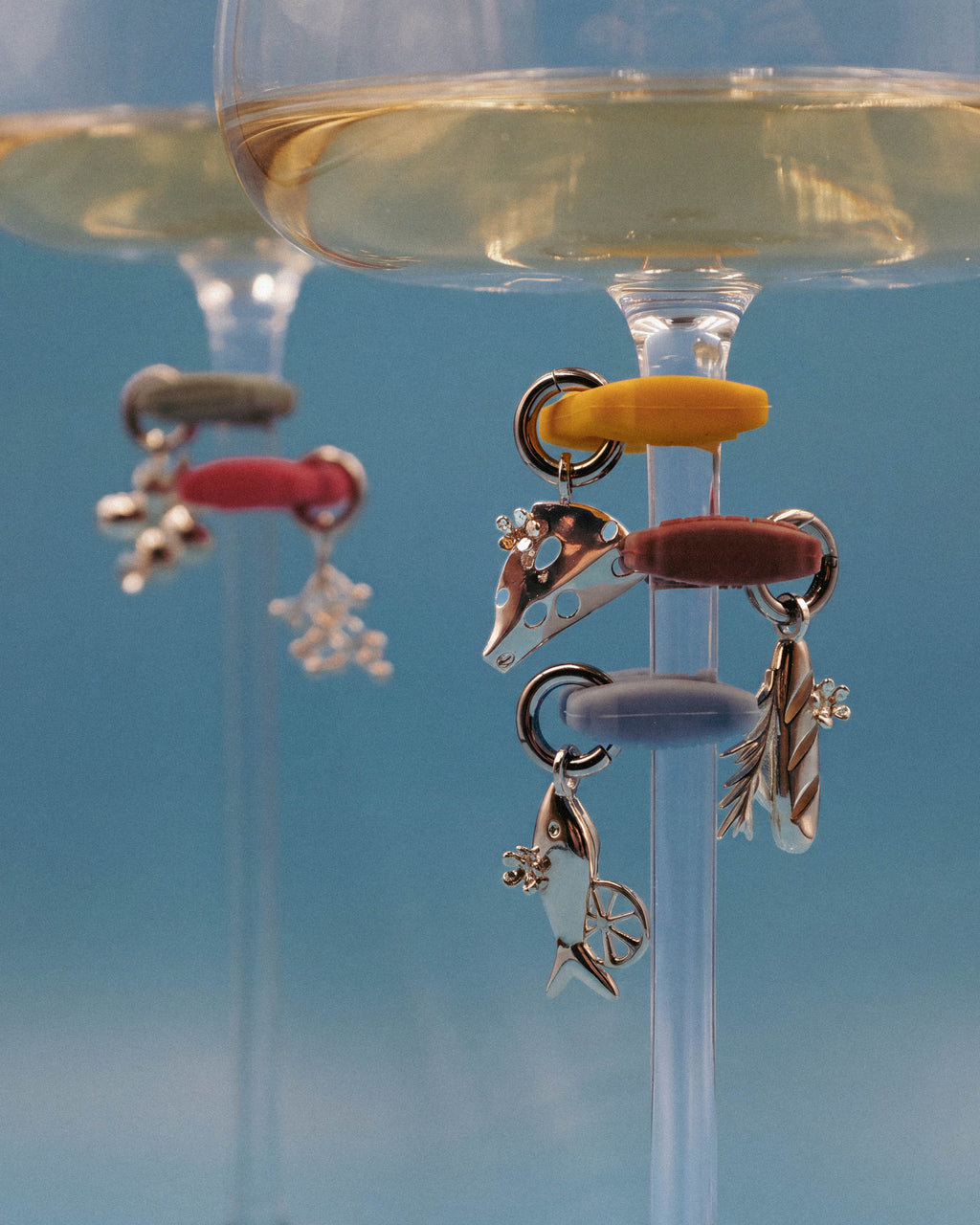 Kiki's Wine Charm Set