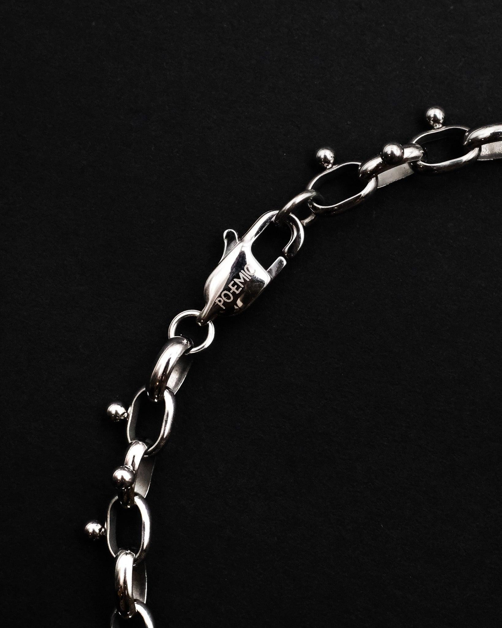 Detail shot of Apéritif Bracelet from Waterproof Collection on black background