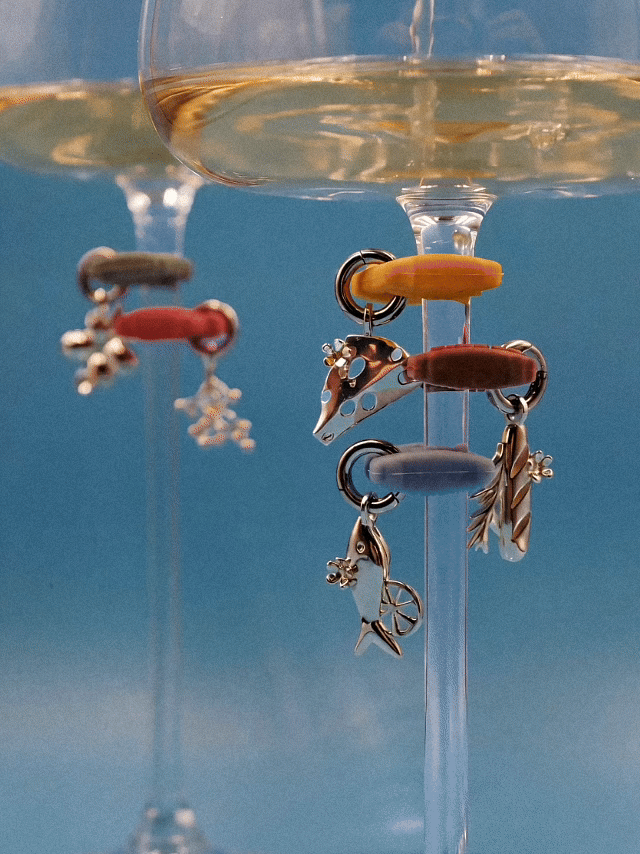 Kiki's Wine Charm Set